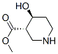 3-Piperidinecarboxylic acid,4-hydroxy-,methyl ester,trans- (9ci)Structure,731752-47-9Structure 3-Piperidinecarboxylic acid,4-hydroxy-,methyl ester,trans- (9ci) Structure,731752-47-9Structure