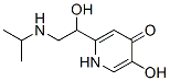 (9ci)-5-羥基-2-[1-羥基-2-[(1-甲基乙基)氨基]乙基]-4(1H)-吡啶酮結(jié)構(gòu)式_732194-12-6結(jié)構(gòu)式