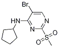 5-Bromo-n-cyclopentyl-2-(methylsulfonyl)-4-pyrimidinamineStructure,733039-22-0Structure 5-Bromo-n-cyclopentyl-2-(methylsulfonyl)-4-pyrimidinamine Structure,733039-22-0Structure