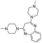 2,4-Bis(4-methyl-1-piperazinyl)-3h-1,5-benzodiazepineStructure,733811-07-9Structure 2,4-Bis(4-methyl-1-piperazinyl)-3h-1,5-benzodiazepine Structure,733811-07-9Structure