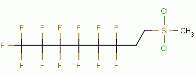 1H,1H,2H,2H-perfluorooctylmethyldichlorosilaneStructure,73609-36-6Structure 1H,1H,2H,2H-perfluorooctylmethyldichlorosilane Structure,73609-36-6Structure