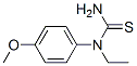 Thiourea, n-ethyl-n-(4-methoxyphenyl)-Structure,73901-44-7Structure Thiourea, n-ethyl-n-(4-methoxyphenyl)- Structure,73901-44-7Structure