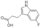3-(5-Fluoro-1h-indol-3-yl)propanoic acidStructure,7394-78-7Structure 3-(5-Fluoro-1h-indol-3-yl)propanoic acid Structure,7394-78-7Structure