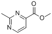 Methyl 2-methylpyrimidine-4-carboxylateStructure,73955-55-2Structure Methyl 2-methylpyrimidine-4-carboxylate Structure,73955-55-2Structure