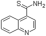 喹啉-4-硫代甲酰胺結(jié)構(gòu)式_74585-98-1結(jié)構(gòu)式