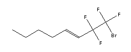 1-Bromo-1,1,2,2-tetrafluoro-3-octeneStructure,74793-72-9Structure 1-Bromo-1,1,2,2-tetrafluoro-3-octene Structure,74793-72-9Structure
