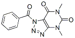1-苯甲?；?4,6-二甲基-1H-1,2,3-噻唑并[4,5-d]嘧啶-5,7(4h,6h)-二酮結(jié)構(gòu)式_7499-84-5結(jié)構(gòu)式