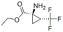 (1r,2r)-1-氨基-2-(三氟甲基)-環(huán)丙烷羧酸乙酯結(jié)構(gòu)式_752199-49-8結(jié)構(gòu)式