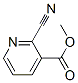 2-Cyano-3-pyridinecarboxylic acid methyl ester Structure,75358-89-3Structure