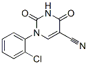 1-(2-氯苯基)-2,4-二氧代-1,2,3,4-四氫嘧啶-5-甲腈結(jié)構(gòu)式_75838-07-2結(jié)構(gòu)式