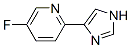 (9CI)-5-氟-2-(1H-咪唑-4-基)-吡啶結構式_758679-59-3結構式