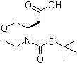 (R)-4-boc-3-morpholineacetic acid Structure,761460-03-1Structure