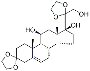 11,17,21-Trihydroxy-pregn-5-ene-3,20-dione 3,20-diethylene ketalStructure,76338-54-0Structure 11,17,21-Trihydroxy-pregn-5-ene-3,20-dione 3,20-diethylene ketal Structure,76338-54-0Structure