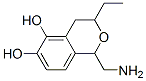 (9ci)-1-(氨基甲基)-3-乙基-3,4-二氫-1H-2-苯并吡喃-5,6-二醇結構式_769889-24-9結構式
