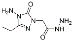 (9ci)-4-氨基-3-乙基-4,5-二氫-5-氧代-1H-1,2,4-噻唑-1-乙酸肼結(jié)構(gòu)式_773862-56-9結(jié)構(gòu)式