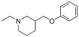 Piperidine, 1-ethyl-3-(phenoxymethyl)-(9ci)Structure,780022-13-1Structure Piperidine, 1-ethyl-3-(phenoxymethyl)-(9ci) Structure,780022-13-1Structure