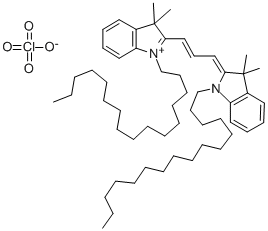 1,1-Dihexadecyl-3,3,3′,3′-tetramethylindocarbocyanine perchlorate(DiIC16(3))Structure,78566-75-3Structure 1,1-Dihexadecyl-3,3,3′,3′-tetramethylindocarbocyanine perchlorate(DiIC16(3)) Structure,78566-75-3Structure