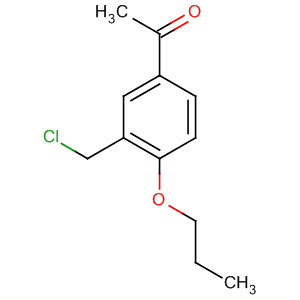 1-(3-Chloromethyl-4-propoxy-phenyl)-ethanoneStructure,78927-74-9Structure 1-(3-Chloromethyl-4-propoxy-phenyl)-ethanone Structure,78927-74-9Structure
