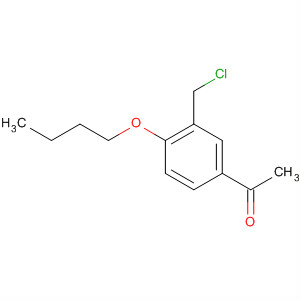 1-(4-Butoxy-3-chloromethyl-phenyl)-ethanoneStructure,78927-76-1Structure 1-(4-Butoxy-3-chloromethyl-phenyl)-ethanone Structure,78927-76-1Structure