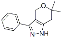 (9CI)-1,4,6,7-四氫-6,6-二甲基-3-苯基-吡喃并[4,3-c]吡唑結(jié)構(gòu)式_790713-74-5結(jié)構(gòu)式