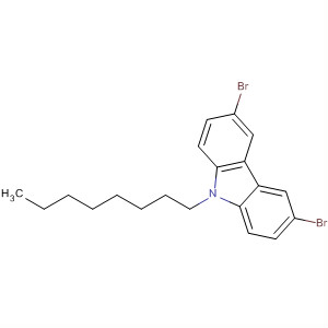 3,6-Dibromo-9-octyl-9h-carbazoleStructure,79554-93-1Structure 3,6-Dibromo-9-octyl-9h-carbazole Structure,79554-93-1Structure