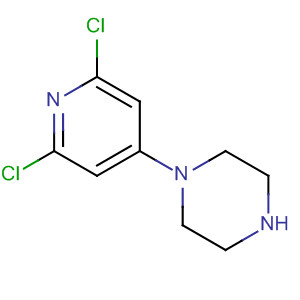 1-(2,6-二氯吡啶-4-基)哌嗪結(jié)構(gòu)式_796856-41-2結(jié)構(gòu)式