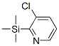 Pyridine, 3-chloro-2-(trimethylsilyl)-Structure,79698-47-8Structure Pyridine, 3-chloro-2-(trimethylsilyl)- Structure,79698-47-8Structure