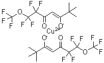 Bis(6,6,7,7,8,8,8-heptafluoro-2,2-dimethyl-3,5-octanedionate)copper(ii) Structure,80289-21-0Structure