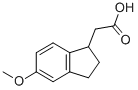1H-indene-1-acetic acid, 2,3-dihydro-5-methoxy-Structure,80370-87-2Structure 1H-indene-1-acetic acid, 2,3-dihydro-5-methoxy- Structure,80370-87-2Structure