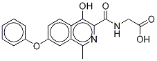 N-[(4-hydroxy-1-methyl-7-phenoxy-3-isoquinolinyl)carbonyl]glycine Structure,808118-40-3Structure