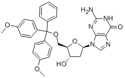 5-O-(4,4-dimethoxytrityl)-2-deoxyguanosineStructure,81144-43-6Structure 5-O-(4,4-dimethoxytrityl)-2-deoxyguanosine Structure,81144-43-6Structure
