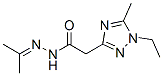 (9ci)-1-乙基-5-甲基-1H-1,2,4-噻唑-3-乙酸,(1-甲基亞乙基)肼結構式_817568-73-3結構式