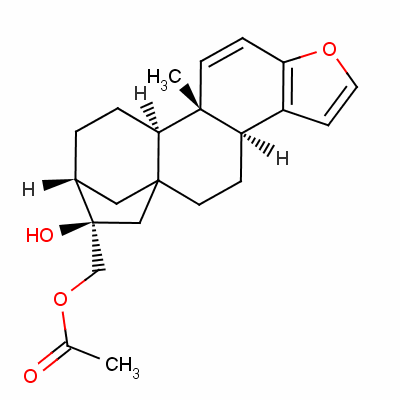 咖啡豆醇乙酸酯結(jié)構式_81760-47-6結(jié)構式