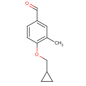 4-Cyclopropylmethoxy-3-methyl-benzaldehydeStructure,820237-14-7Structure 4-Cyclopropylmethoxy-3-methyl-benzaldehyde Structure,820237-14-7Structure