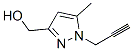 1H-pyrazole-3-methanol, 5-methyl-1-(2-propynyl)-(9ci)Structure,82235-70-9Structure 1H-pyrazole-3-methanol, 5-methyl-1-(2-propynyl)-(9ci) Structure,82235-70-9Structure
