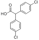 Benzeneacetic acid, 4-chloro-a-(4-chlorophenyl)-Structure,83-05-6Structure Benzeneacetic acid, 4-chloro-a-(4-chlorophenyl)- Structure,83-05-6Structure