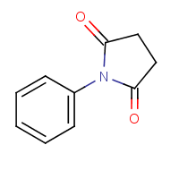 1-Phenylpyrrolidine-2,5-dioneStructure,83-25-0Structure 1-Phenylpyrrolidine-2,5-dione Structure,83-25-0Structure