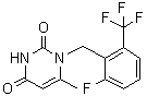 1-(2-Fluoro-6-(trifluoromethyl)benzyl)-6-methylpyrimidine-2,4(1h,3h)-dione Structure,830346-47-9Structure