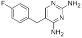 2,4-Diamino-5-(4-fluorobenzyl)pyrimidineStructure,836-06-6Structure 2,4-Diamino-5-(4-fluorobenzyl)pyrimidine Structure,836-06-6Structure