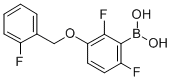 2,6-Difluoro-3-(2-fluorobenzyloxy)phenylboronic acidStructure,836615-83-9Structure 2,6-Difluoro-3-(2-fluorobenzyloxy)phenylboronic acid Structure,836615-83-9Structure