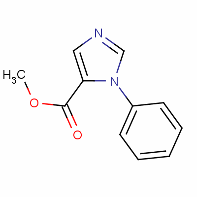 1H-imidazole-5-carboxylicacid, 1-phenyl-, methyl esterStructure,83846-62-2Structure 1H-imidazole-5-carboxylicacid, 1-phenyl-, methyl ester Structure,83846-62-2Structure