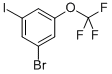 1-Bromo-3-iodo-5-(trifluoromethoxy)benzene Structure,845866-78-6Structure