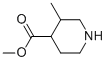 Methyl 3-methylpiperidine-4-carboxylateStructure,845909-33-3Structure Methyl 3-methylpiperidine-4-carboxylate Structure,845909-33-3Structure