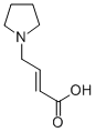 (2E)-4-pyrrolidin-1-ylbut-2-enoic acidStructure,848133-09-5Structure (2E)-4-pyrrolidin-1-ylbut-2-enoic acid Structure,848133-09-5Structure
