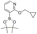 Pyridine, 2-(cyclopropylmethoxy)-3-(4,4,5,5-tetramethyl-1,3,2-dioxaborolan-2-yl)-Structure,848243-26-5Structure Pyridine, 2-(cyclopropylmethoxy)-3-(4,4,5,5-tetramethyl-1,3,2-dioxaborolan-2-yl)- Structure,848243-26-5Structure