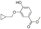 Methyl3-(cyclopropylmethoxy)-4-hydroxybenzoateStructure,848574-60-7Structure Methyl3-(cyclopropylmethoxy)-4-hydroxybenzoate Structure,848574-60-7Structure