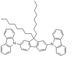 2,7-Bis(carbazol-9-yl)-9,9-dioctylfluoreneStructure,848900-30-1Structure 2,7-Bis(carbazol-9-yl)-9,9-dioctylfluorene Structure,848900-30-1Structure