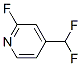(9CI)-4-(二氟甲基)-2-氟-吡啶結(jié)構(gòu)式_84940-51-2結(jié)構(gòu)式