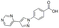 4-(4-Pyrimidin-4-yl-1H-pyrazol-1-yl)benzoicacidStructure,849924-98-7Structure 4-(4-Pyrimidin-4-yl-1H-pyrazol-1-yl)benzoicacid Structure,849924-98-7Structure