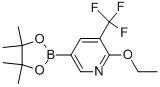 2-Ethoxy-5-(4,4,5,5-tetramethyl-1,3,2-dioxaborolan-2-yl)-3-(trifluoromethyl)-pyridineStructure,849934-84-5Structure 2-Ethoxy-5-(4,4,5,5-tetramethyl-1,3,2-dioxaborolan-2-yl)-3-(trifluoromethyl)-pyridine Structure,849934-84-5Structure